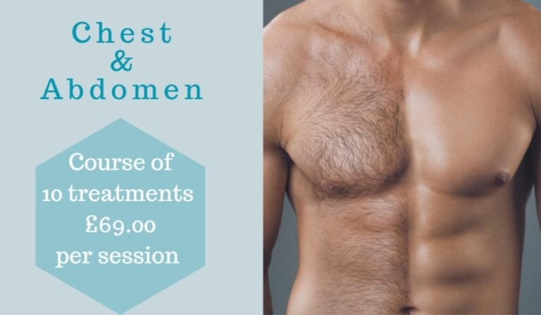 Male Chest & Abdomen Laser Hair Removal Laser Perfect Laser Clinic Ilford