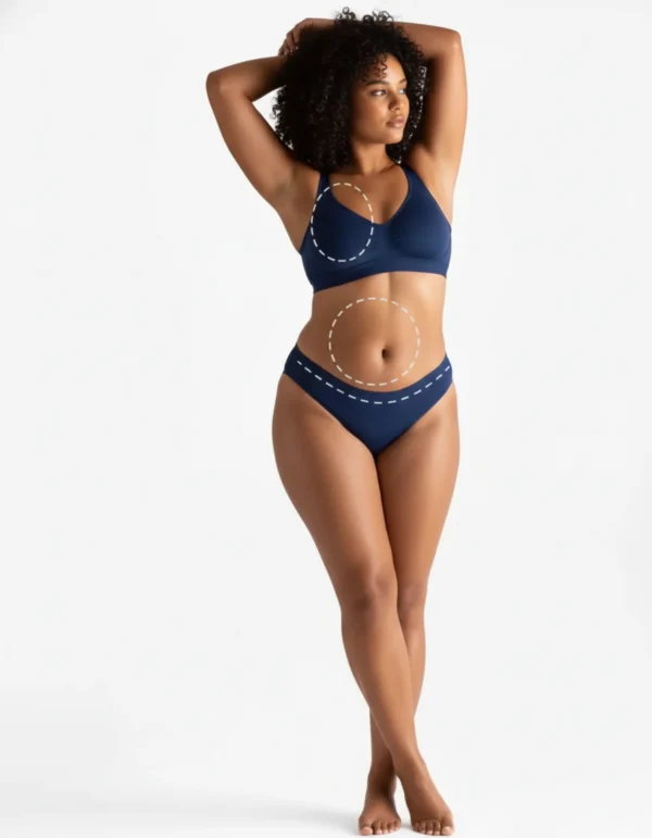 female chest and abdomen laser hair removal UK