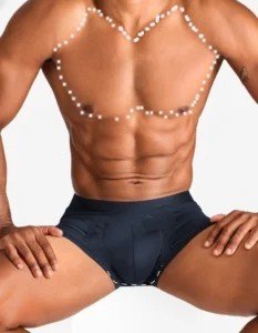 Professional Male Chest Laser Hair Removal treatment for long-lasting hair reduction and smooth, confident skin